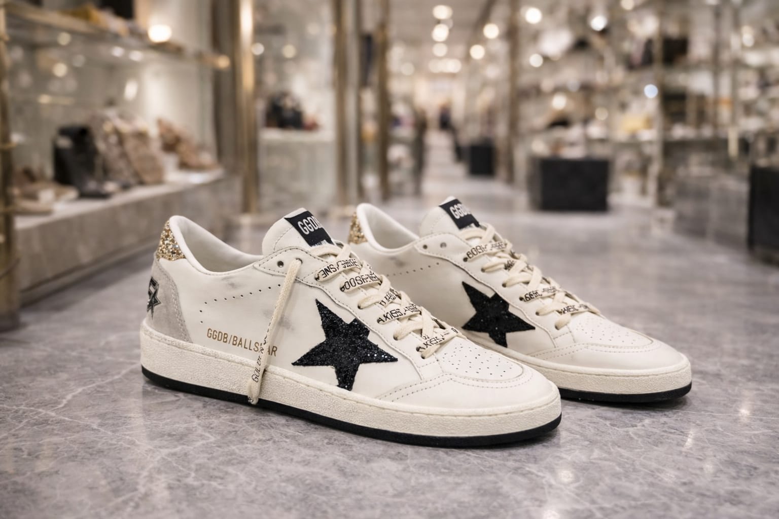 GLD GOS BALL-STAR [WHITE / BLACK / GOLDEN] FOR HER 2402026