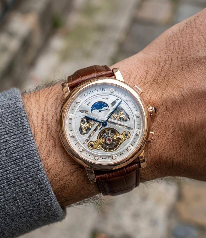 CRTR BALOON AUTOMATIC [WHITE / ROSE GOLD / BROWN] 0603026