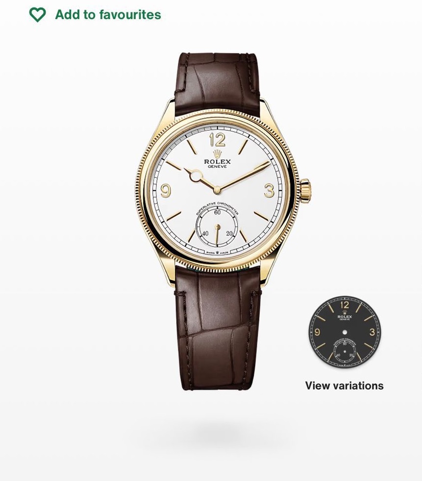 RLX GENEVE [WHITE / GOLDEN / BROWN] 1303026