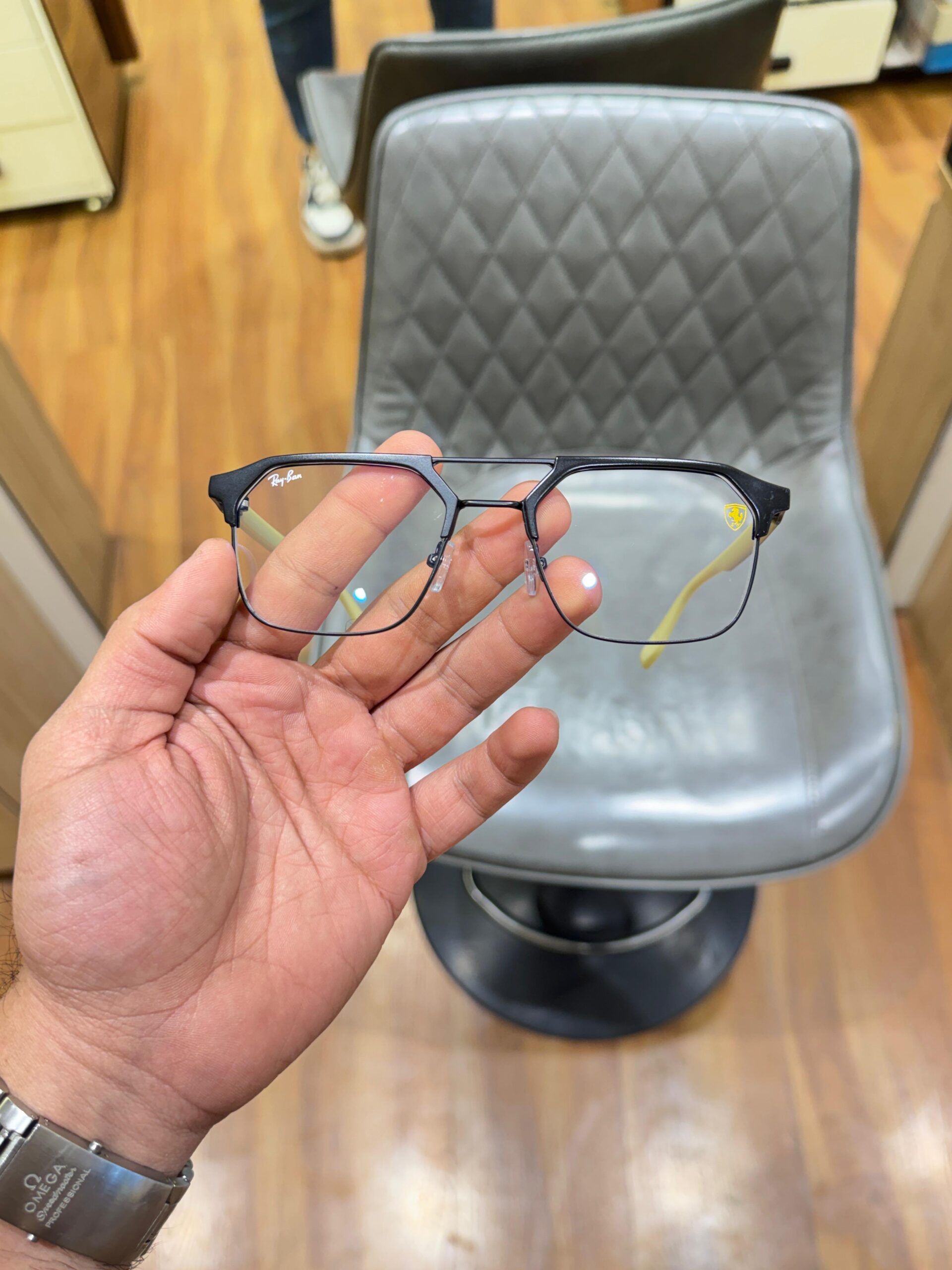 RB FRR 04 SUNGLASSES [BLACK / YELLOW] 0303026