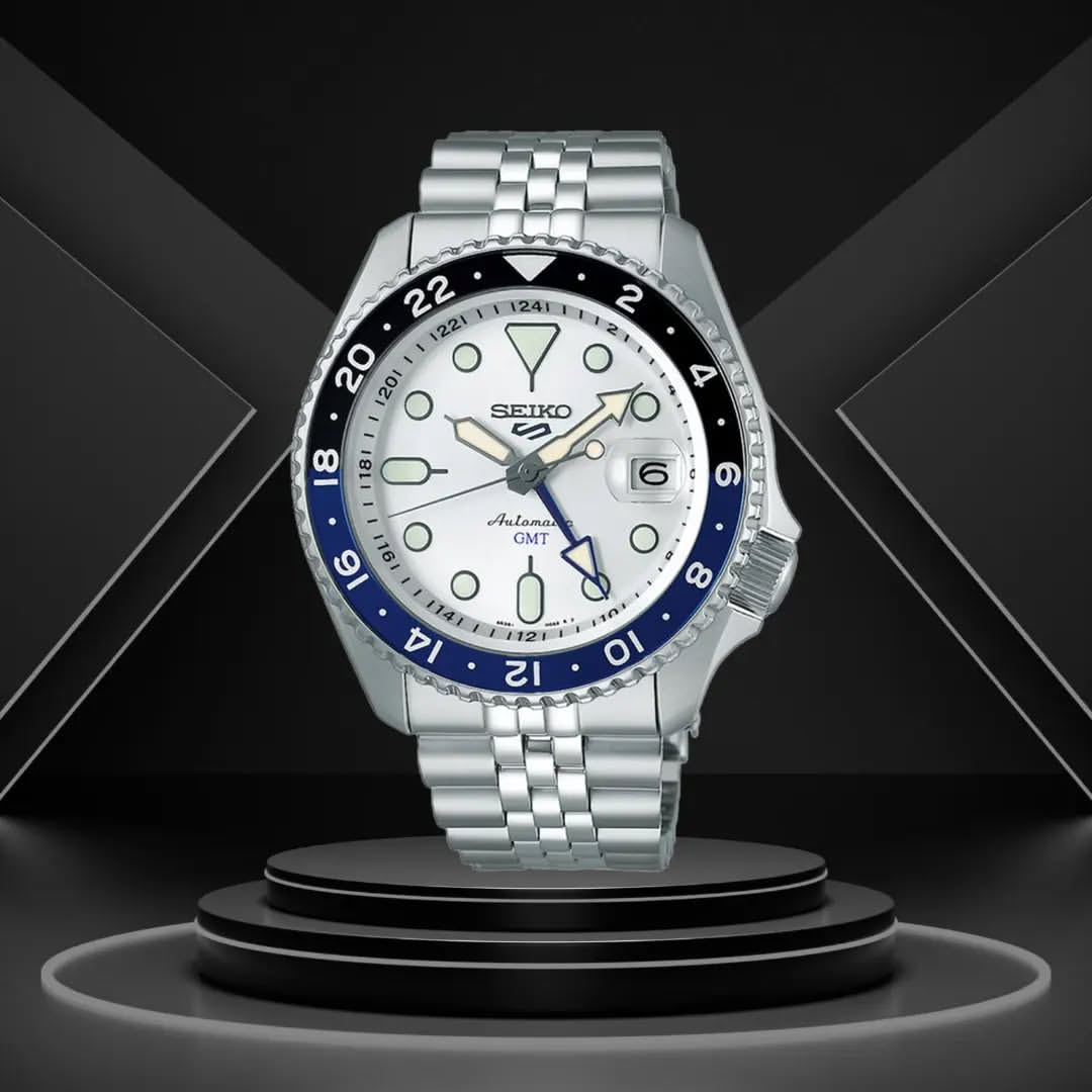 SIKO AUTOMATIC GMT 5 SPORTS [WHITE / BLACK / BLUE / SILVER] 0603026