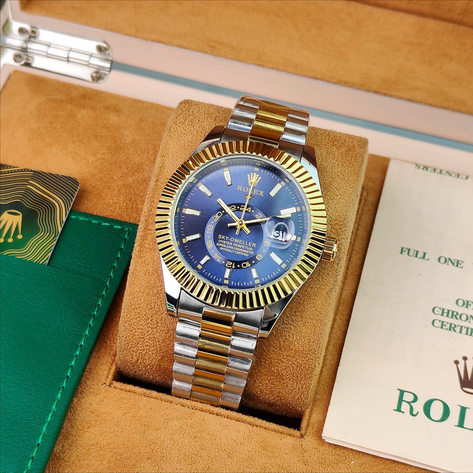 RLX SKY-DWELLER [BLUE / GOLDEN / SILVER] 0104026