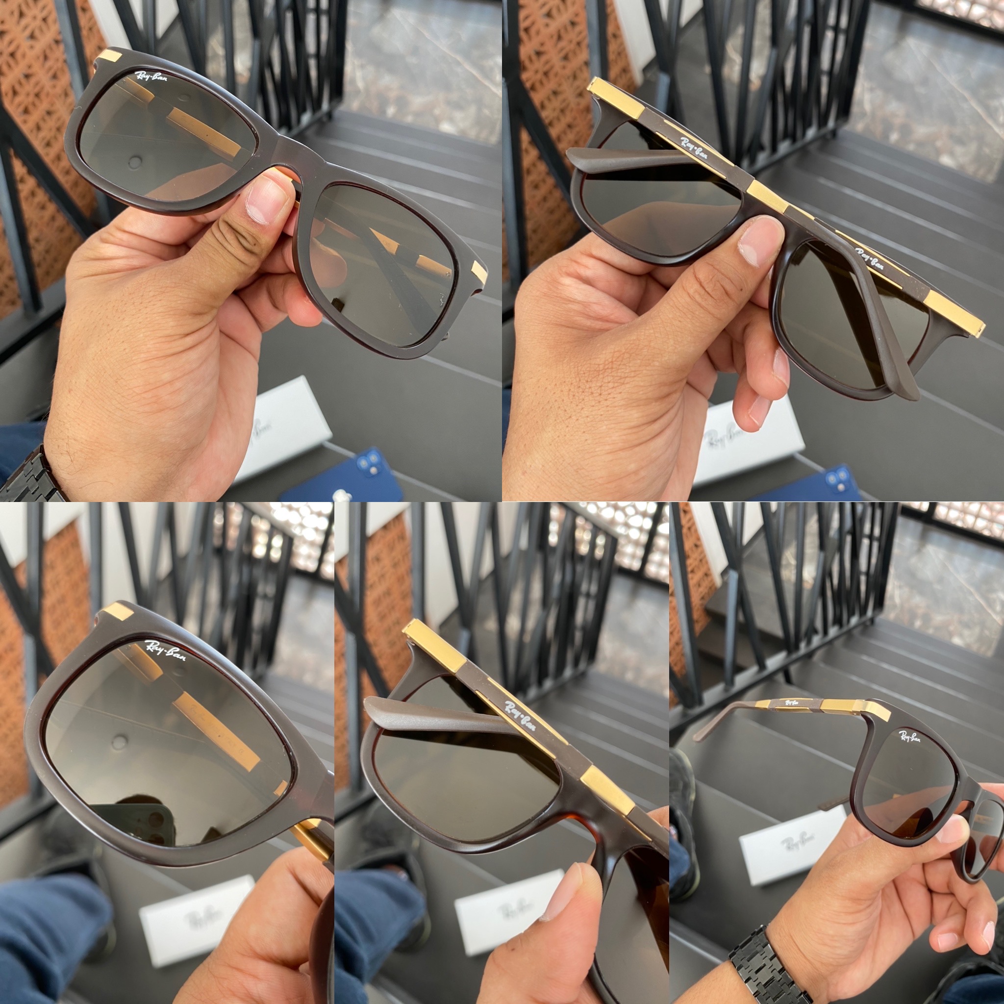 Rayban 4726 Gold Brown (Pure Glass)