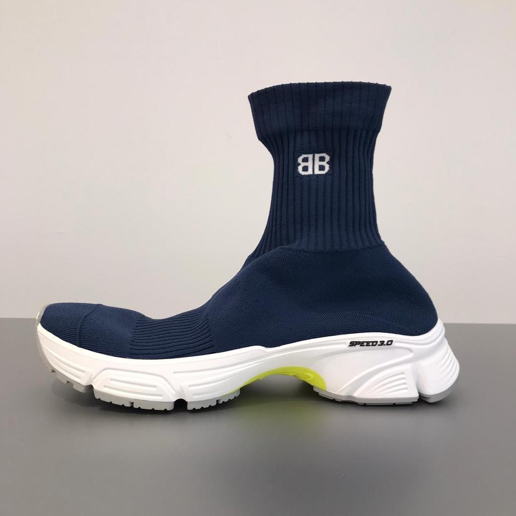 Balenciaga X Speed 3 0 Sneaker blue Fixed