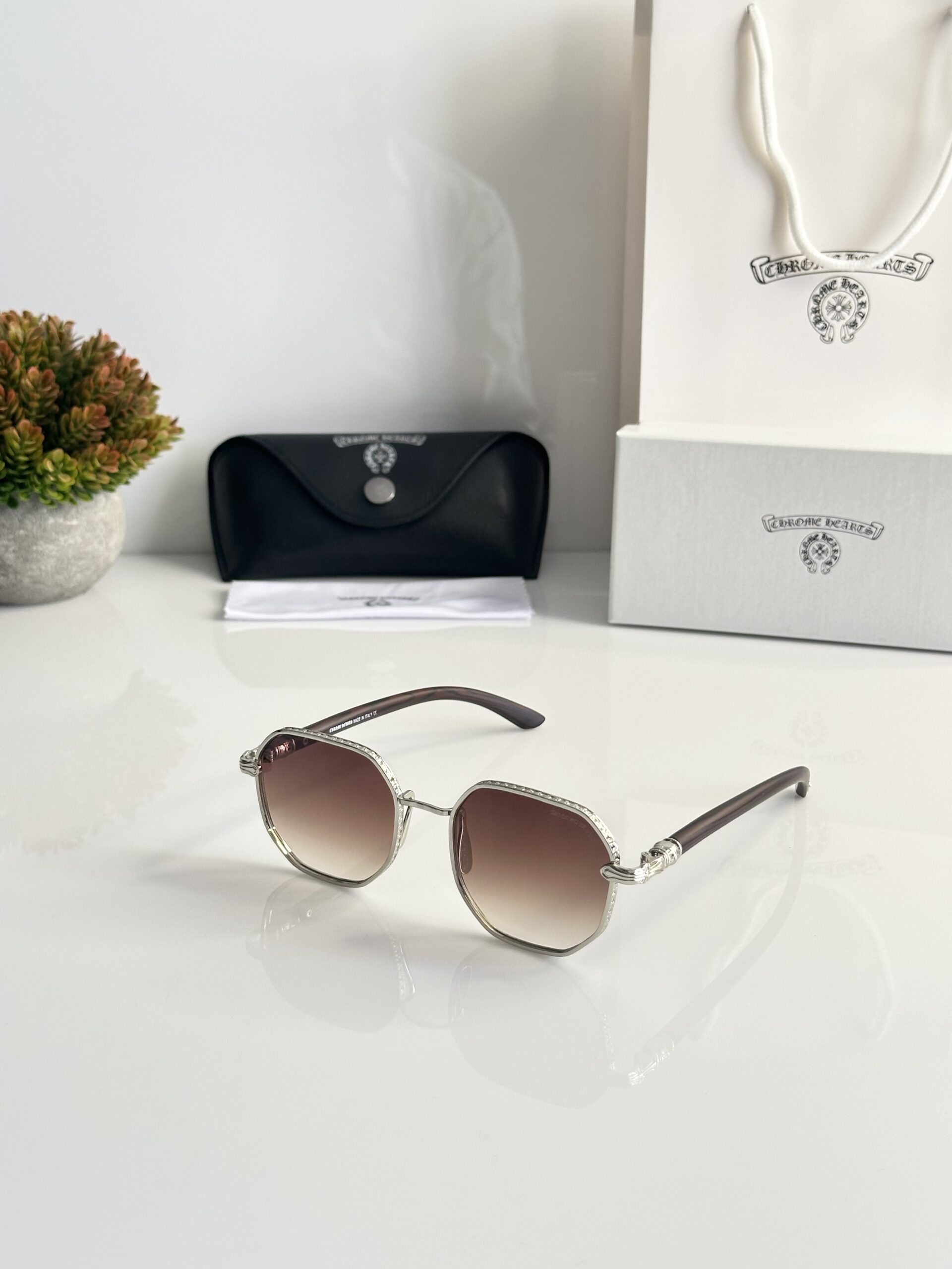 Chrome Heart 353 Silver Brown