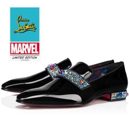 CHRISTIAN LOUBOTIN X MARVEL INFINITY ROCKS LIMITED EDITION PARTY WEAR PREMIUM LOAFER
