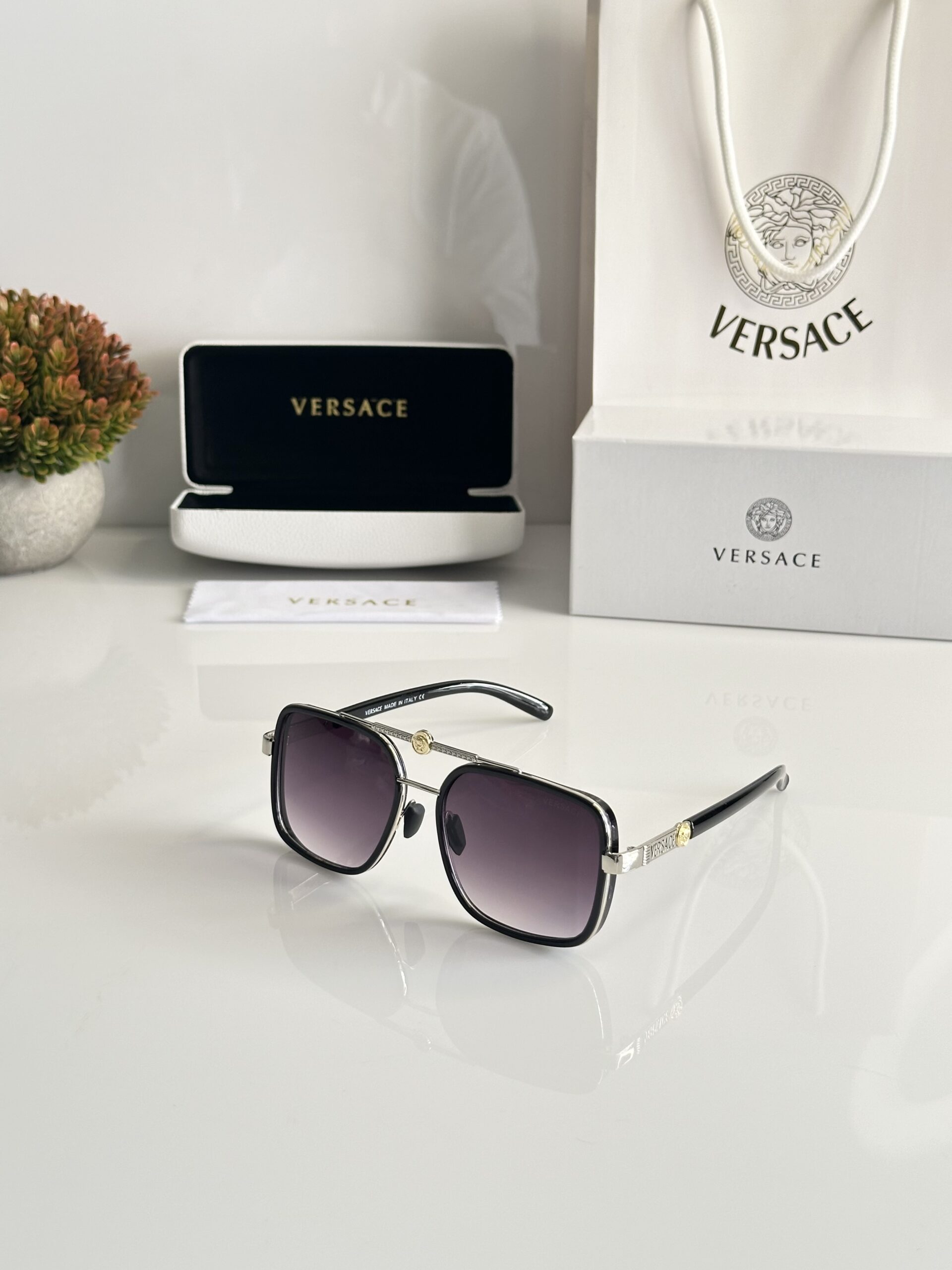 Versace 5168 Silver Black DC