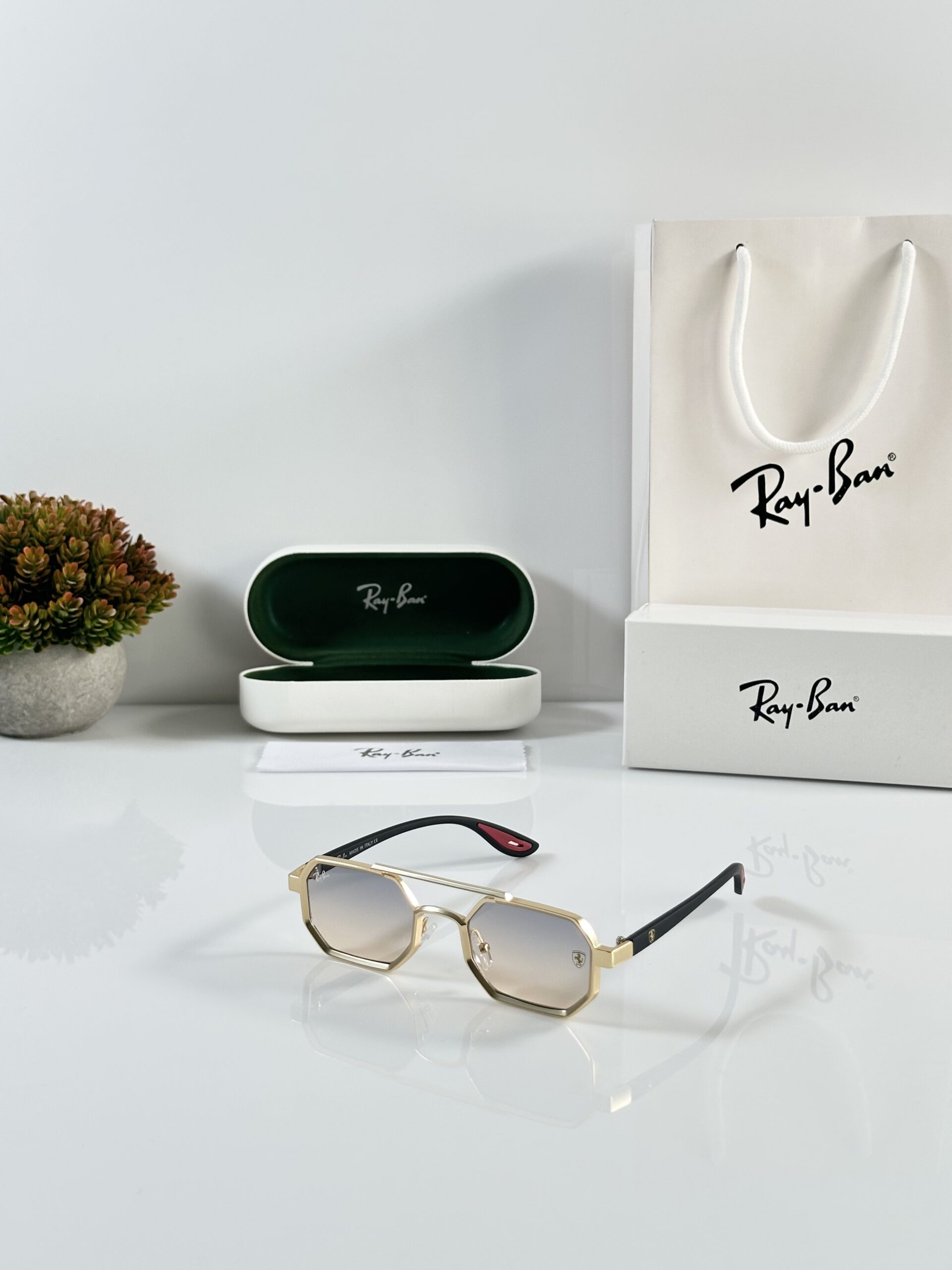 Rayban 05 Gold Green DC
