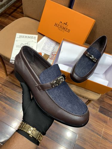HERMES DESTIN PREMIUM LEATHER LOAFER