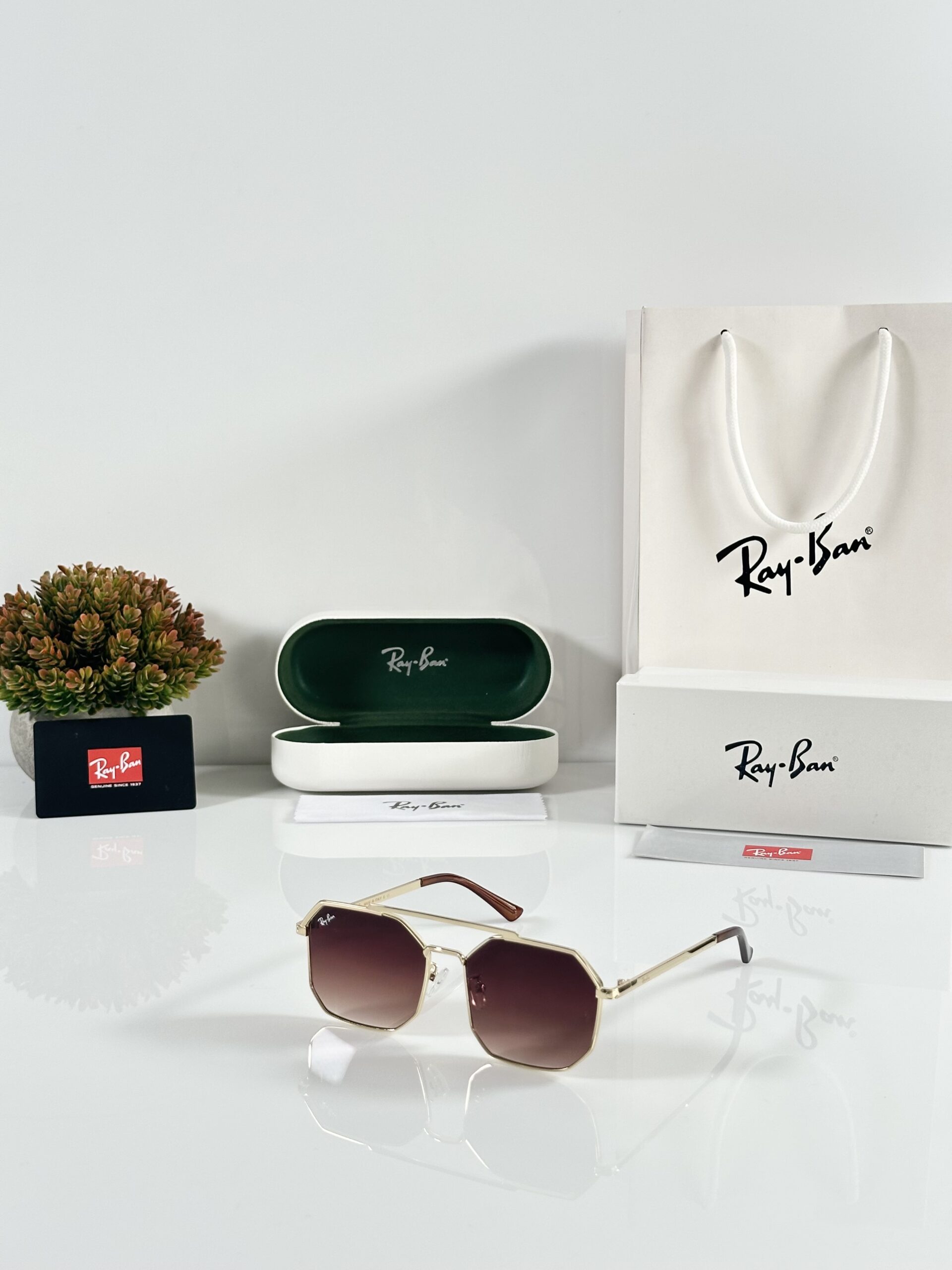 Rayban Reverse 5404 Gold Brown DC