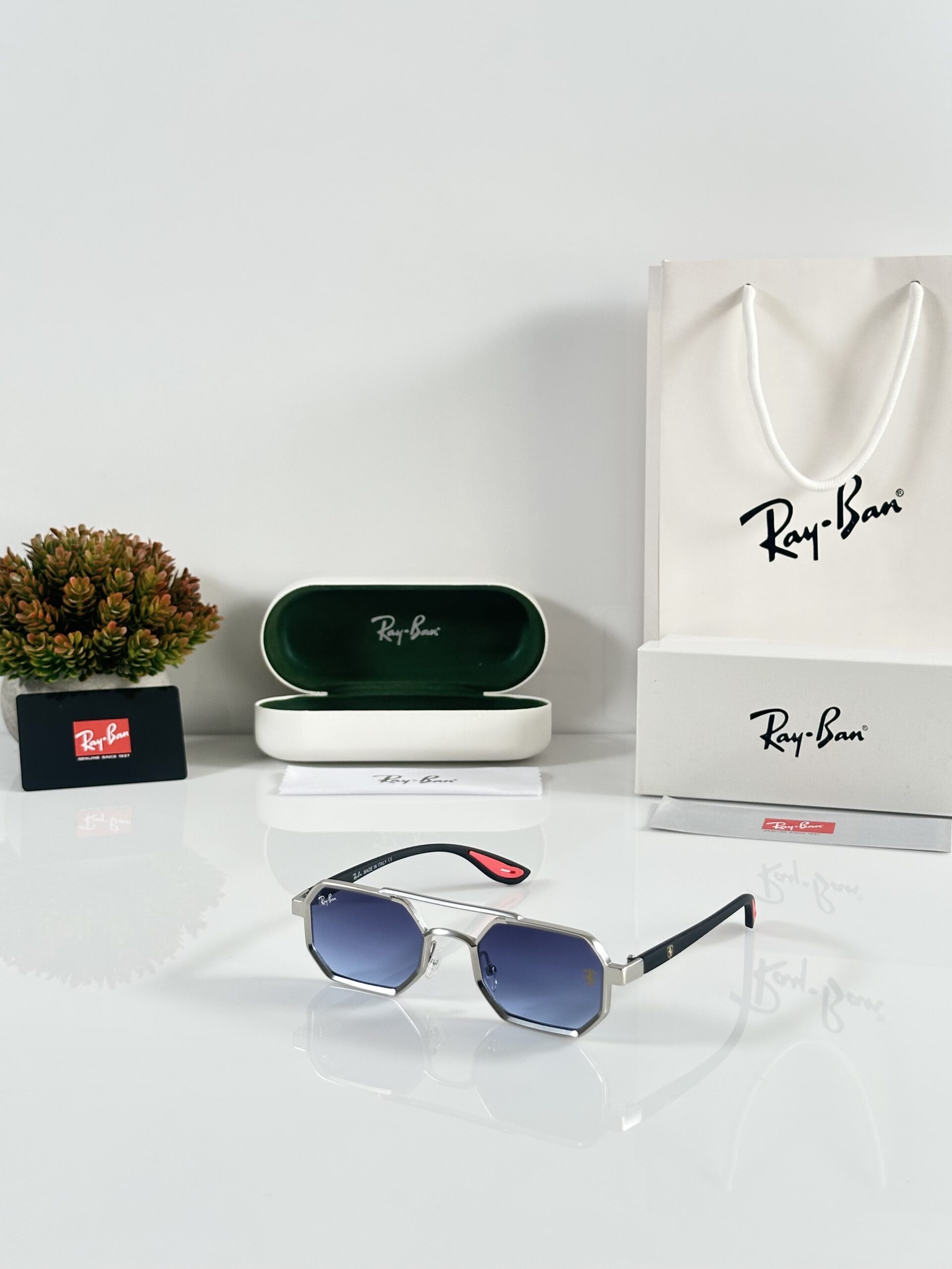 Rayban 05 Silver Blue