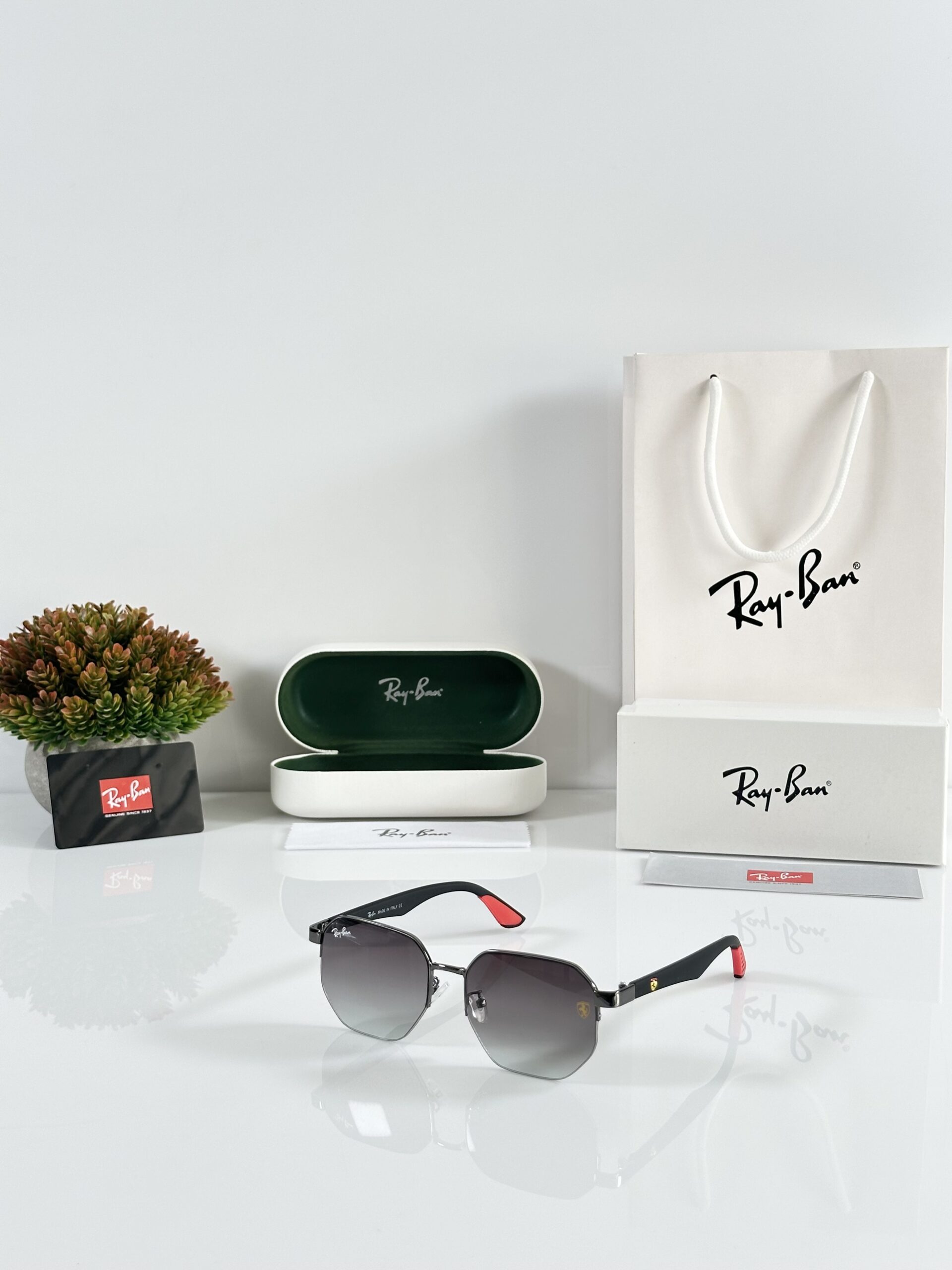 Rayban 07 Gun Green