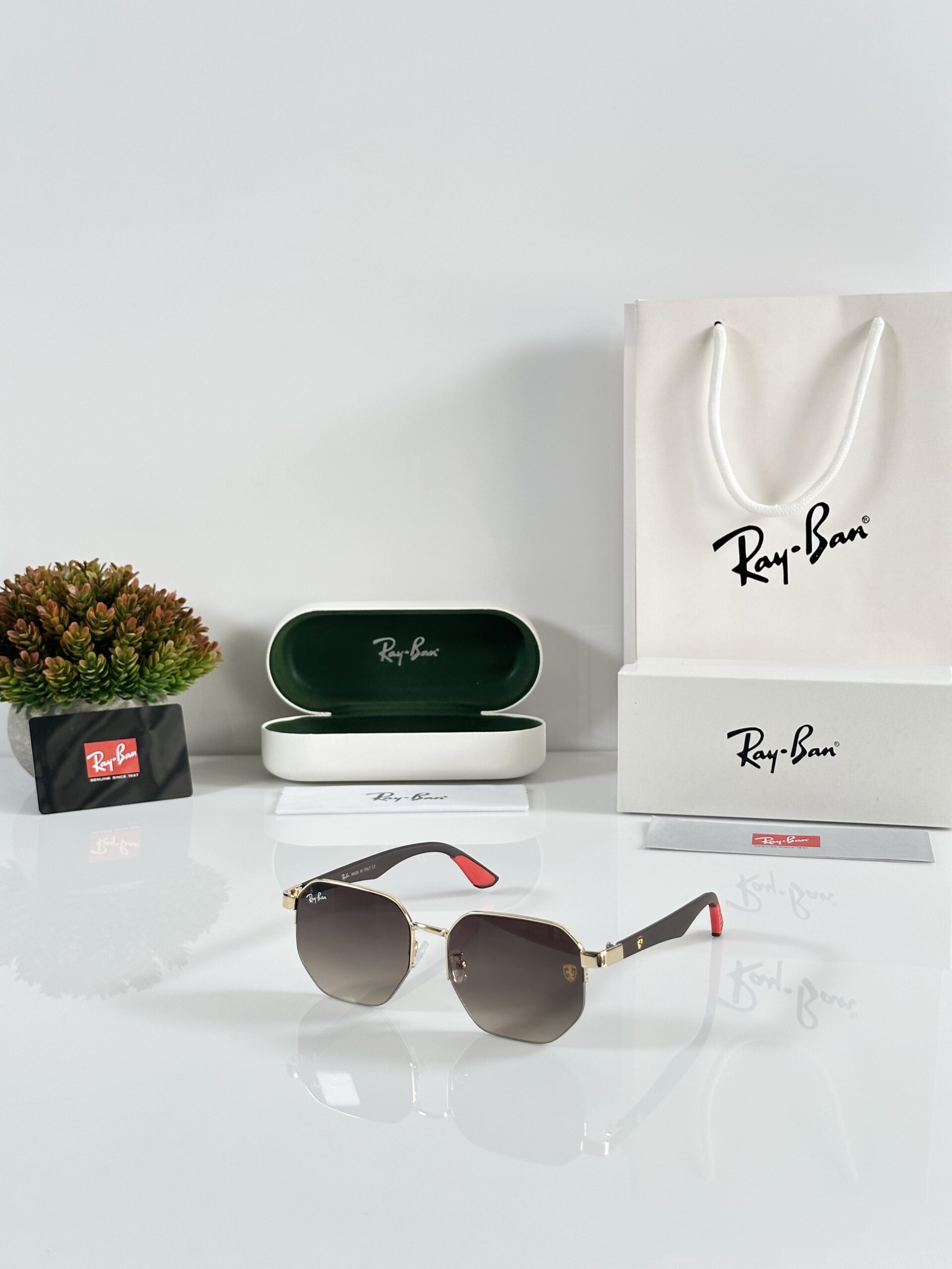 Rayban 07 Gold Brown