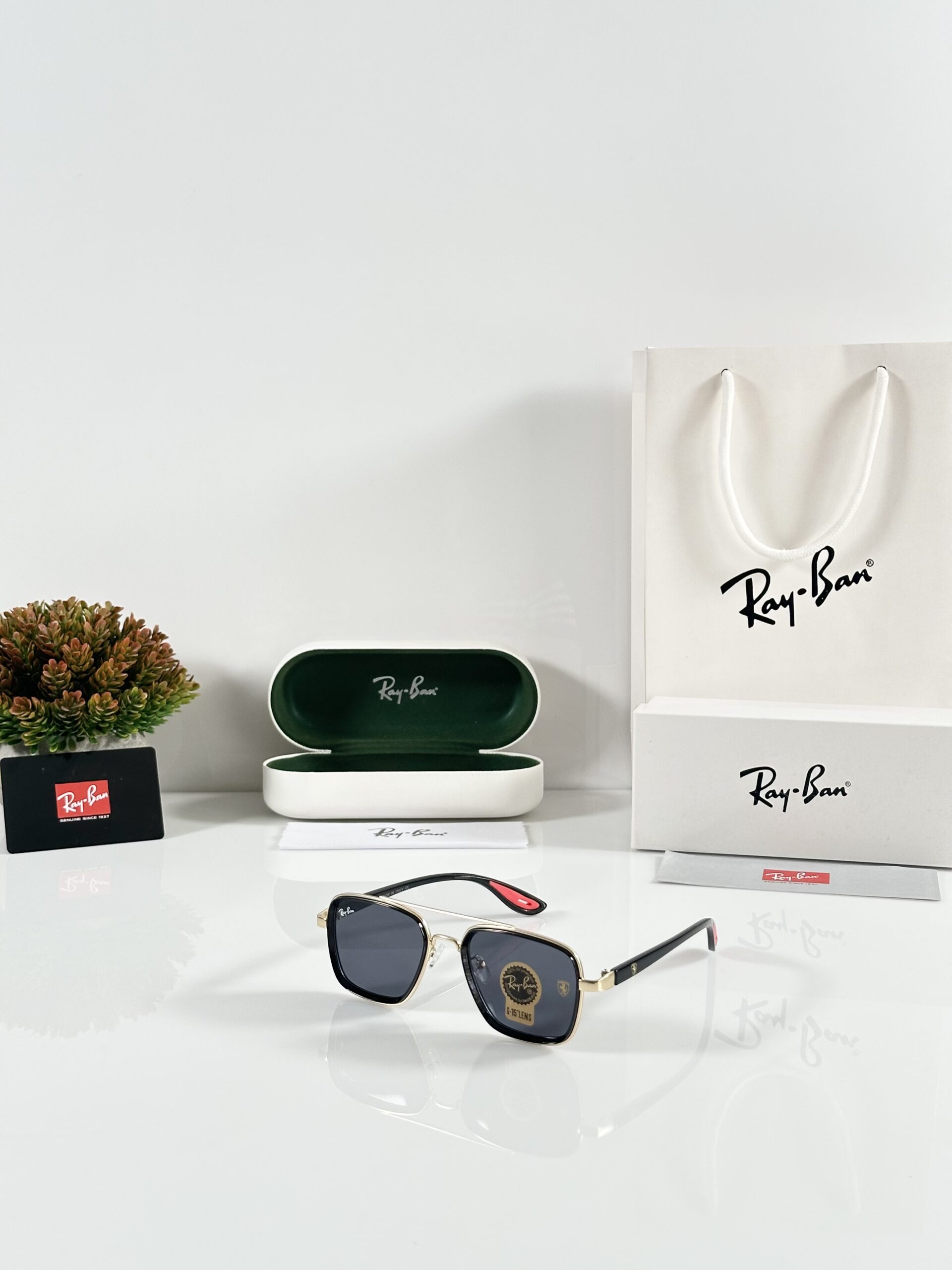 Rayban 06 Gold Black