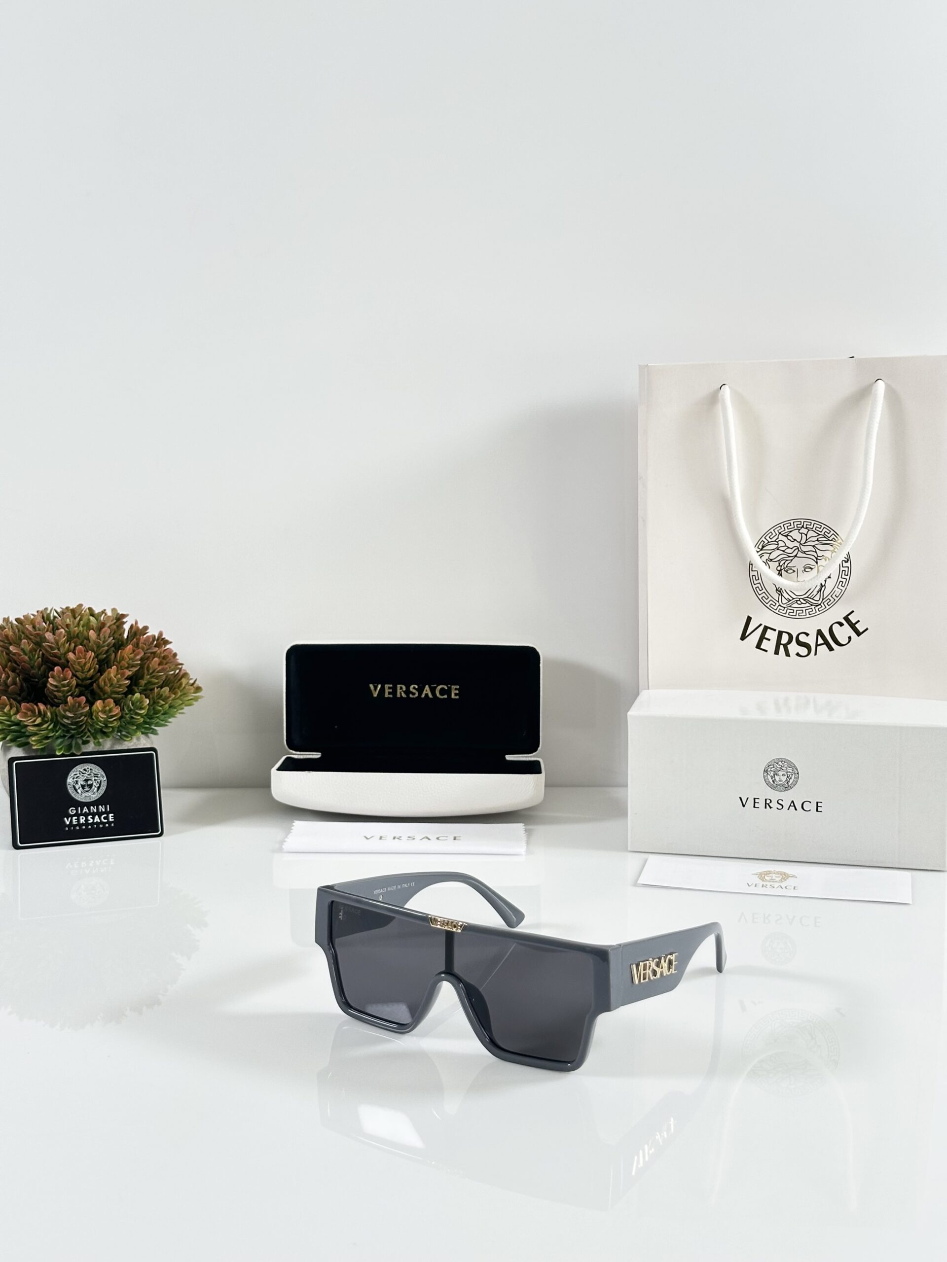 Versace 6146 Grey Black