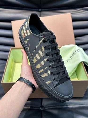 BURBERR_Y SLICED JACK CHECK PREMIUM SNEAKER