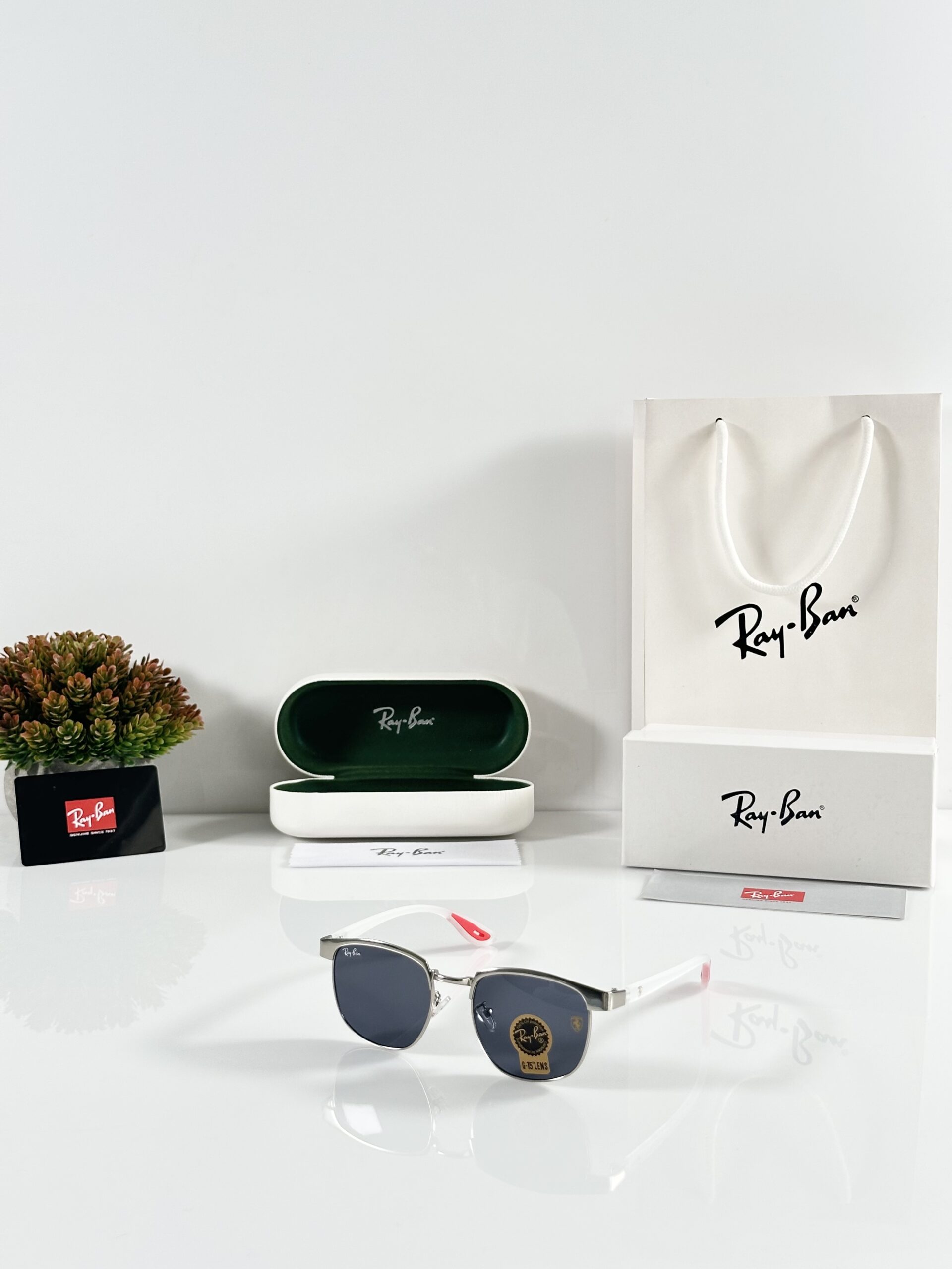 Rayban 03 Silver Black