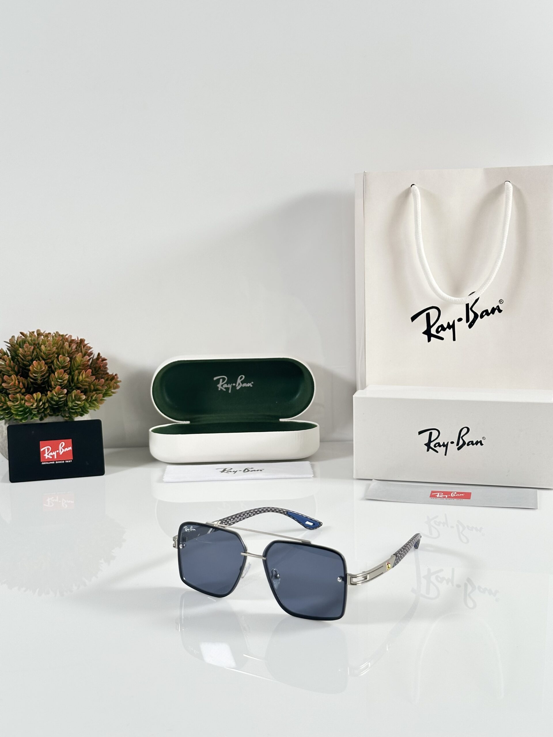 Rayban 3614 Silver Blue