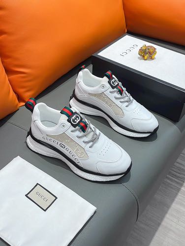 GUCC_I EMBROIDERY IMPORTED PREMIUM SHOES