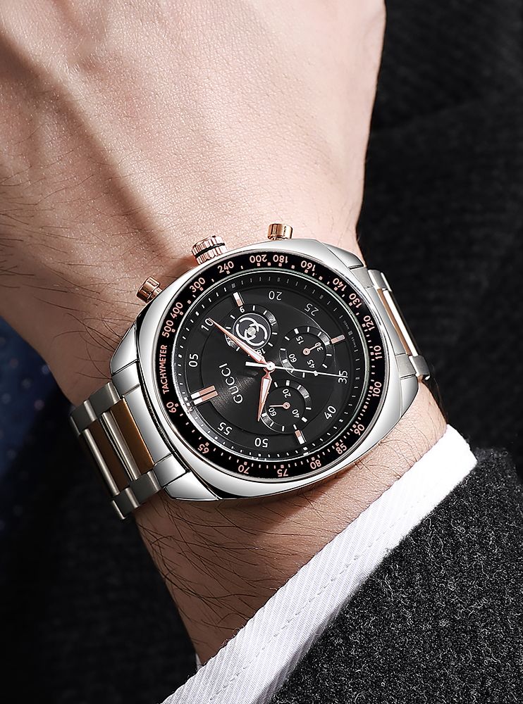 Gucc_i chronograph 2Ton-Copper-Black