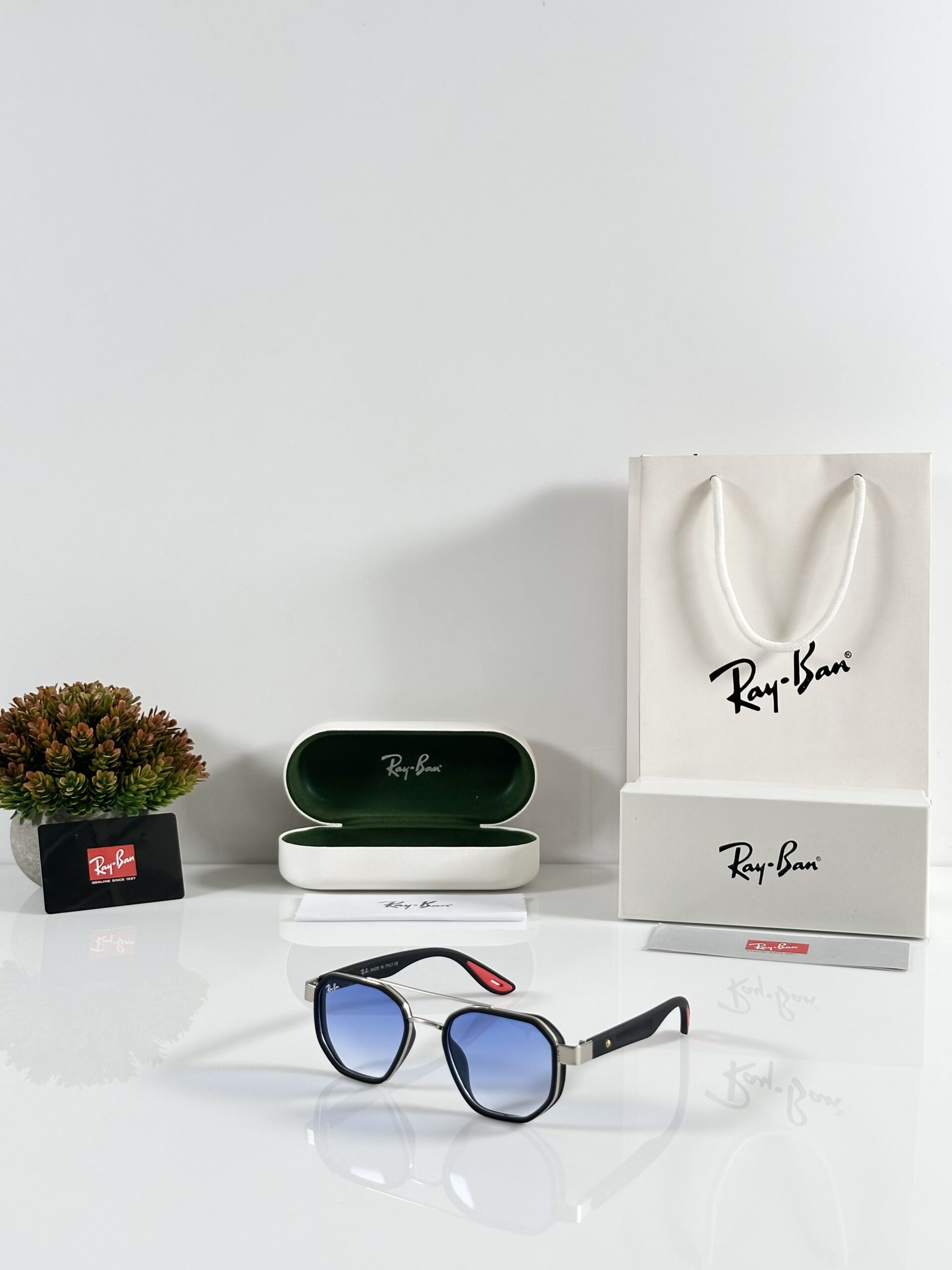 Rayban 3160 Silver Blue