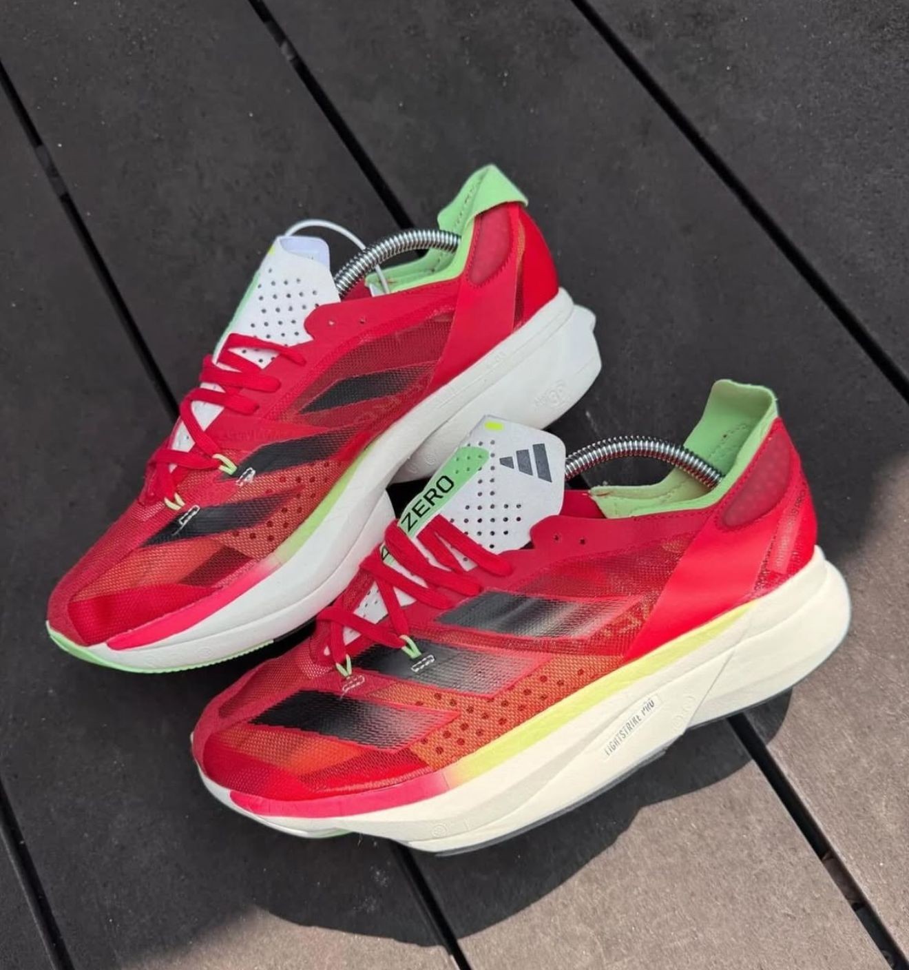 Adidaaass Adios Adizero Pro 3 Solar Red fixed