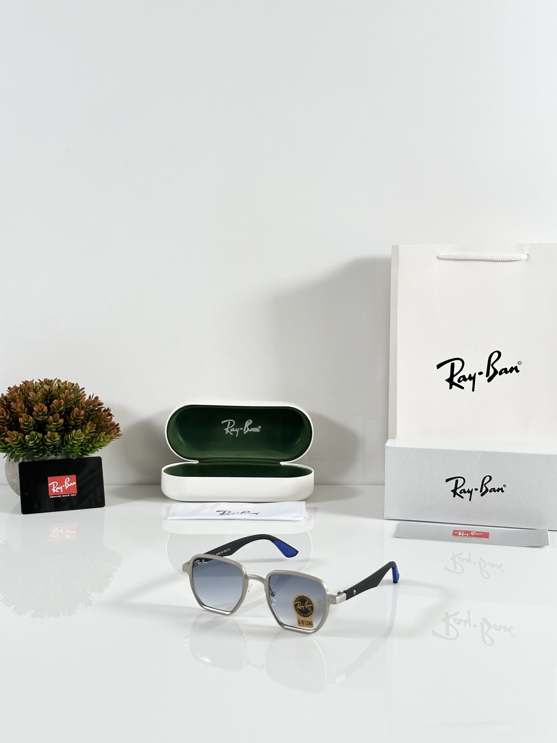 Rayban 08 Silver Blue