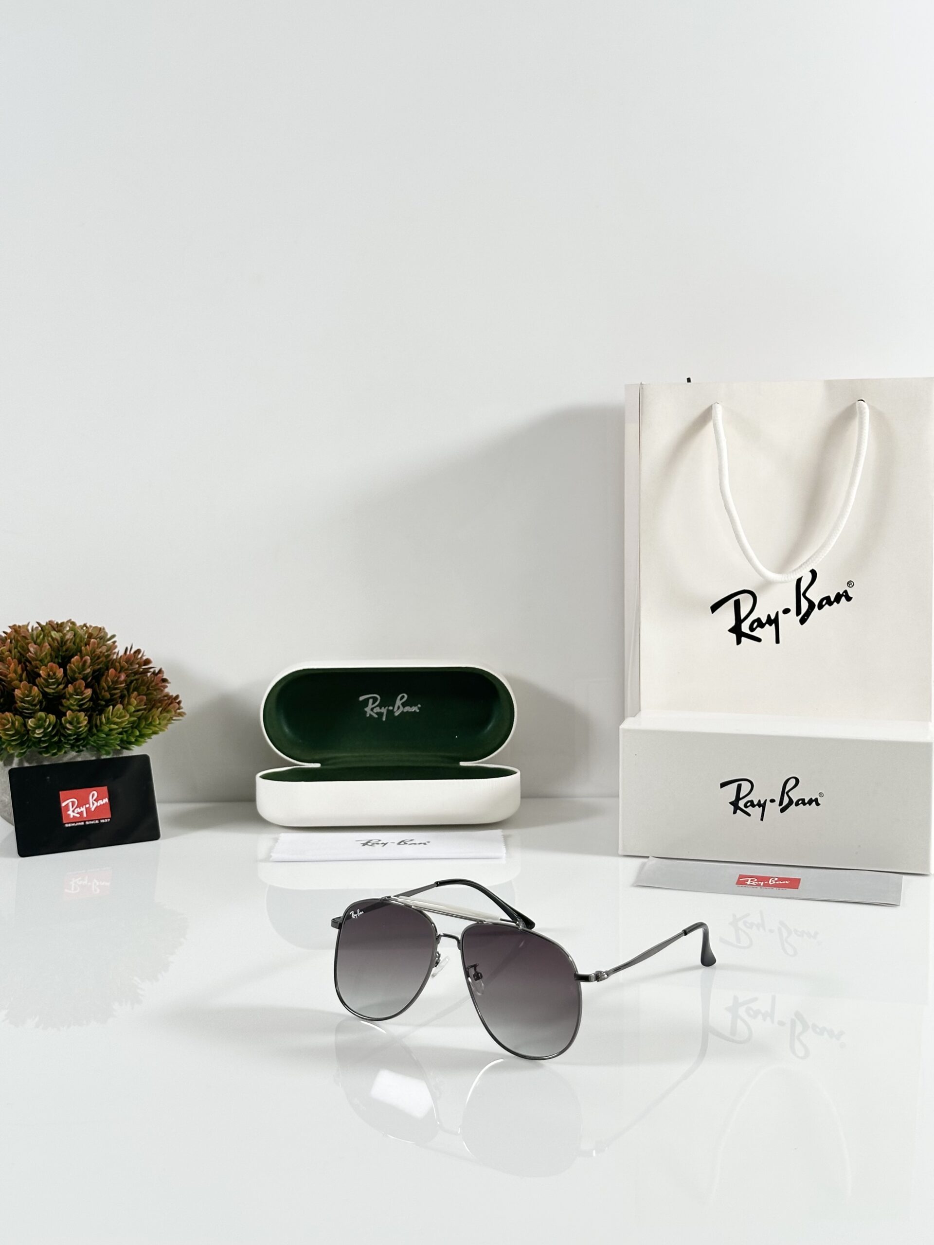 Rayban Reverse 5401 Gun Green