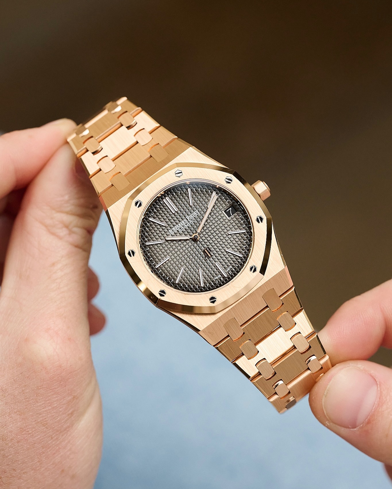 Audemars_piguet royal Oak Quartz Copper-BlackAsh