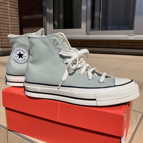 converssee chuck taylor all star 70 hi canvas prism green fixed