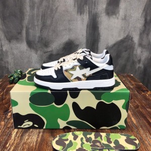 Bape Sta Low Top Black Camo Sneaker Fix Price