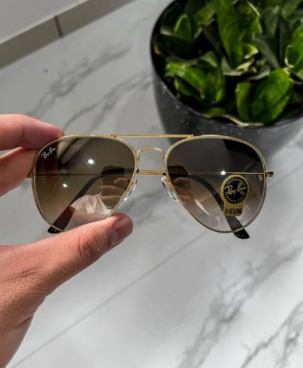 Rayban 3025 gold brown sheded