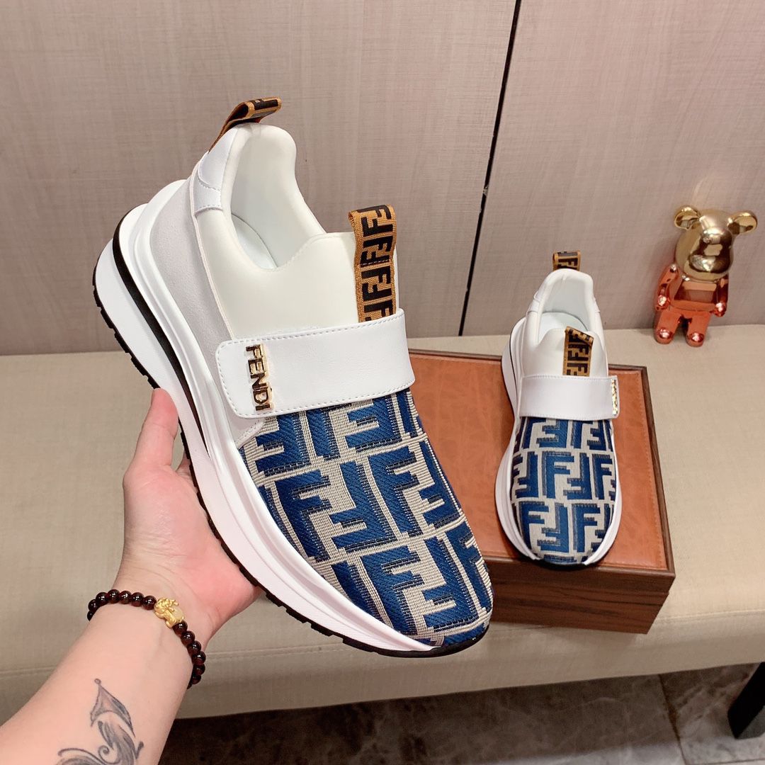 FEND_I LOGO WHITE IMPORTED PREMIUM SNEAKER