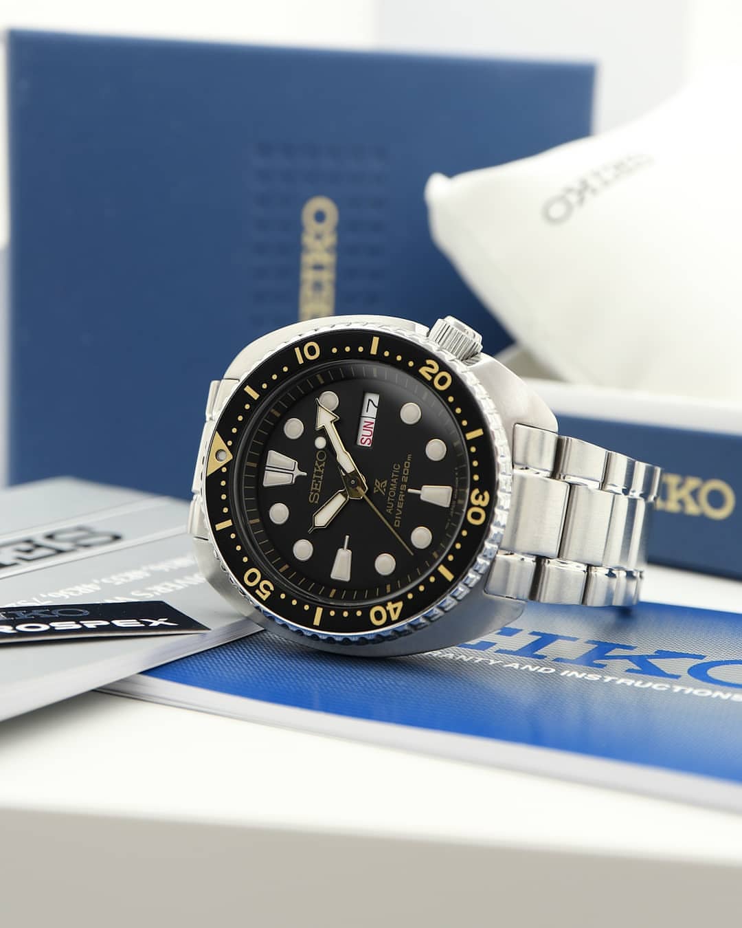Seiko Padi Srp789 Turtle Pepsi Semi-ETA