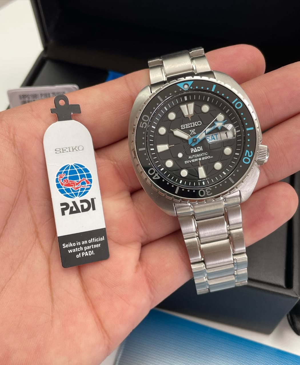 Seiko Padi Srp789 Turtle Pepsi Semi-ETA