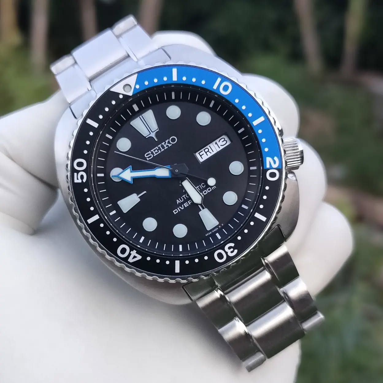 Seiko Padi Srp789 Turtle Pepsi Semi-ETA