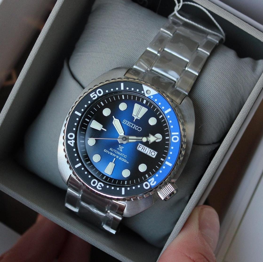 Seiko Padi Srp789 Turtle Pepsi Semi-ETA