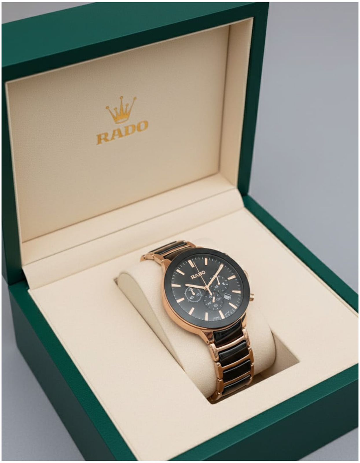 Rad_o centrix chronograph Black-Copper