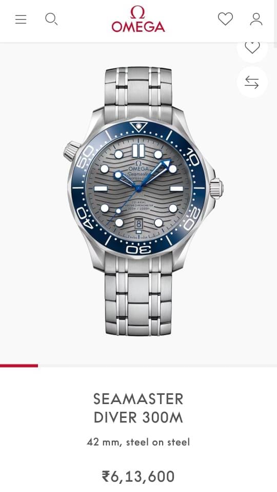 Omeg_a seamaster diver 300M automatic