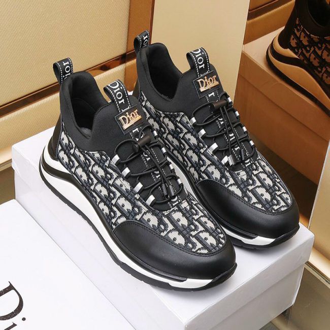 DIO_R JACQUARD LOGO IMPORTED PREMIUM SNEAKER