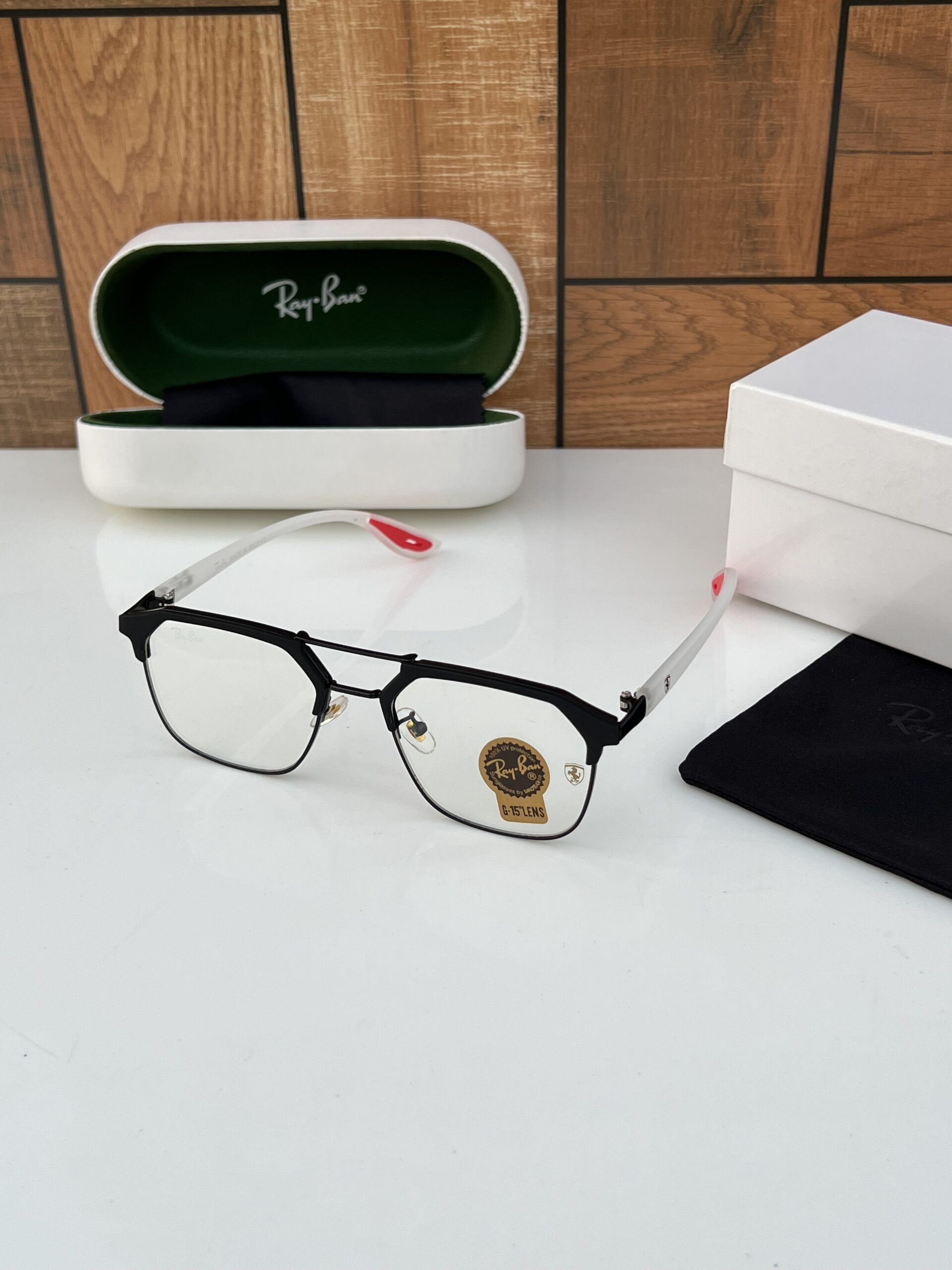 Rayban 04 black plano water