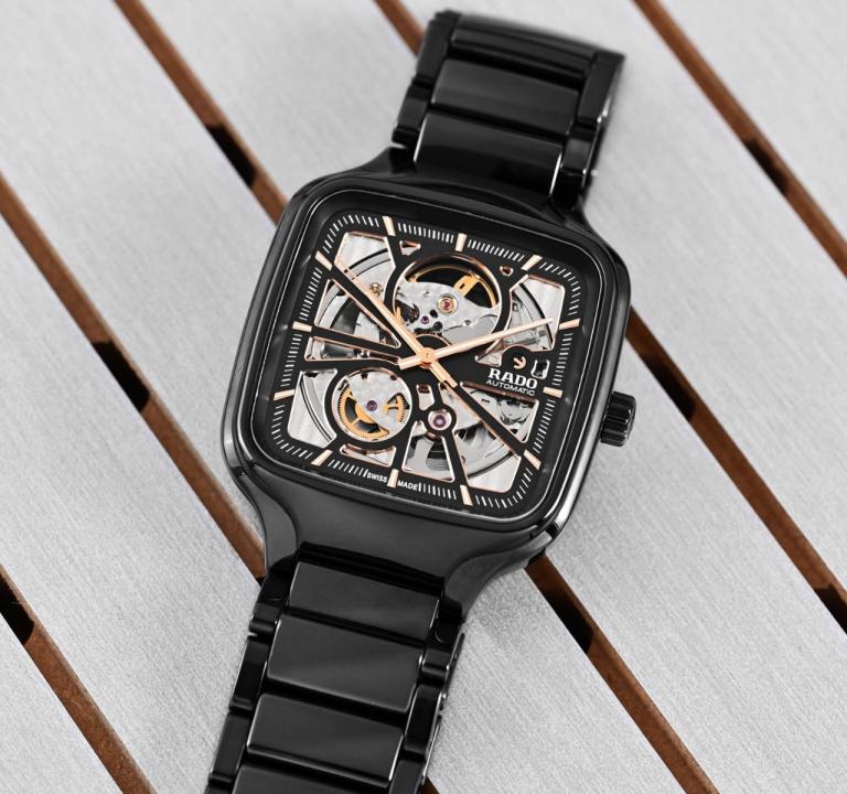 Rad_o True Square Automatic Ceramic Black-Copper