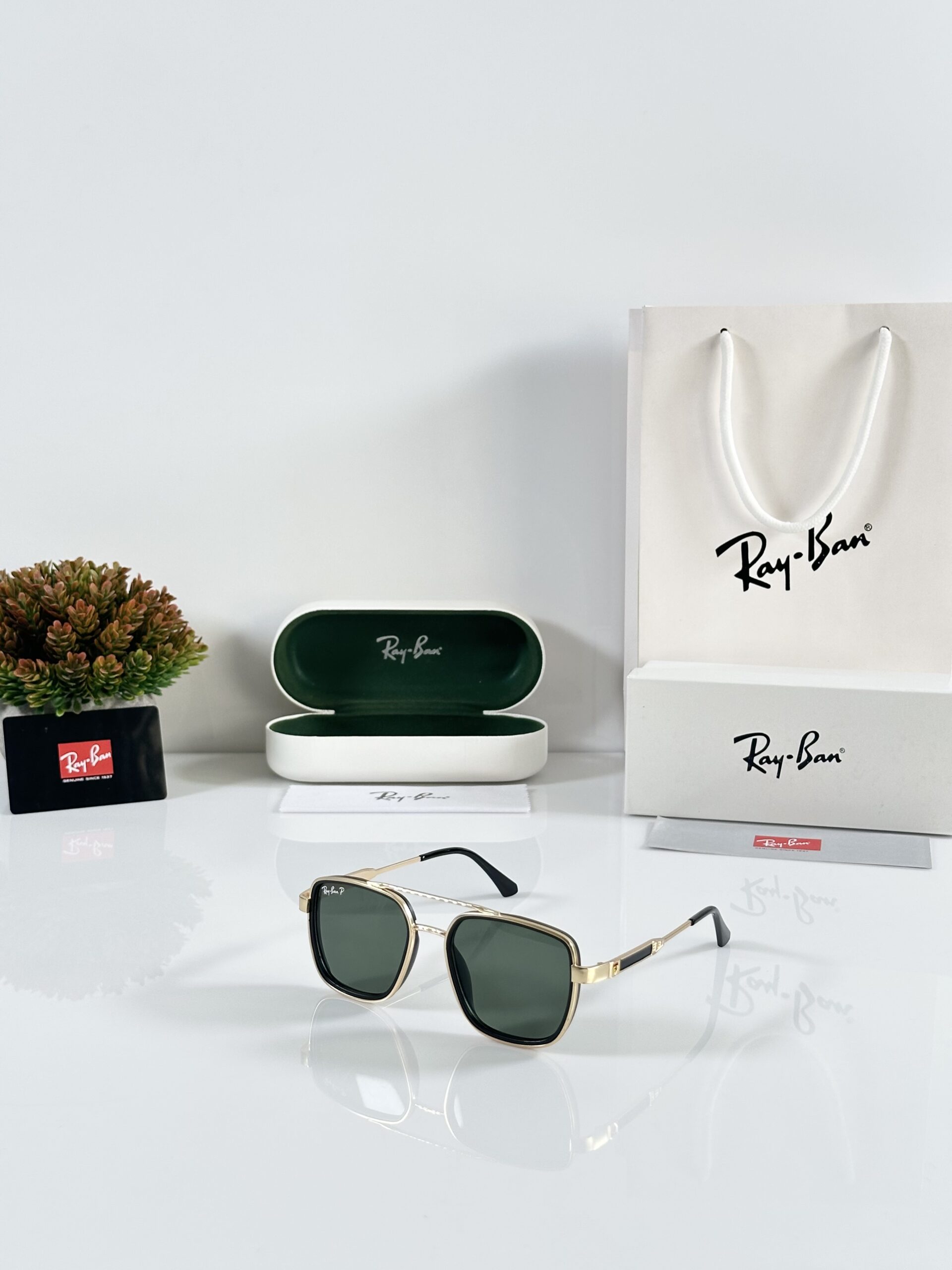 Rayban 3602 Gold Green