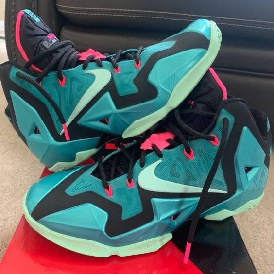 Nikkee Lebron 11 South Beach Mens