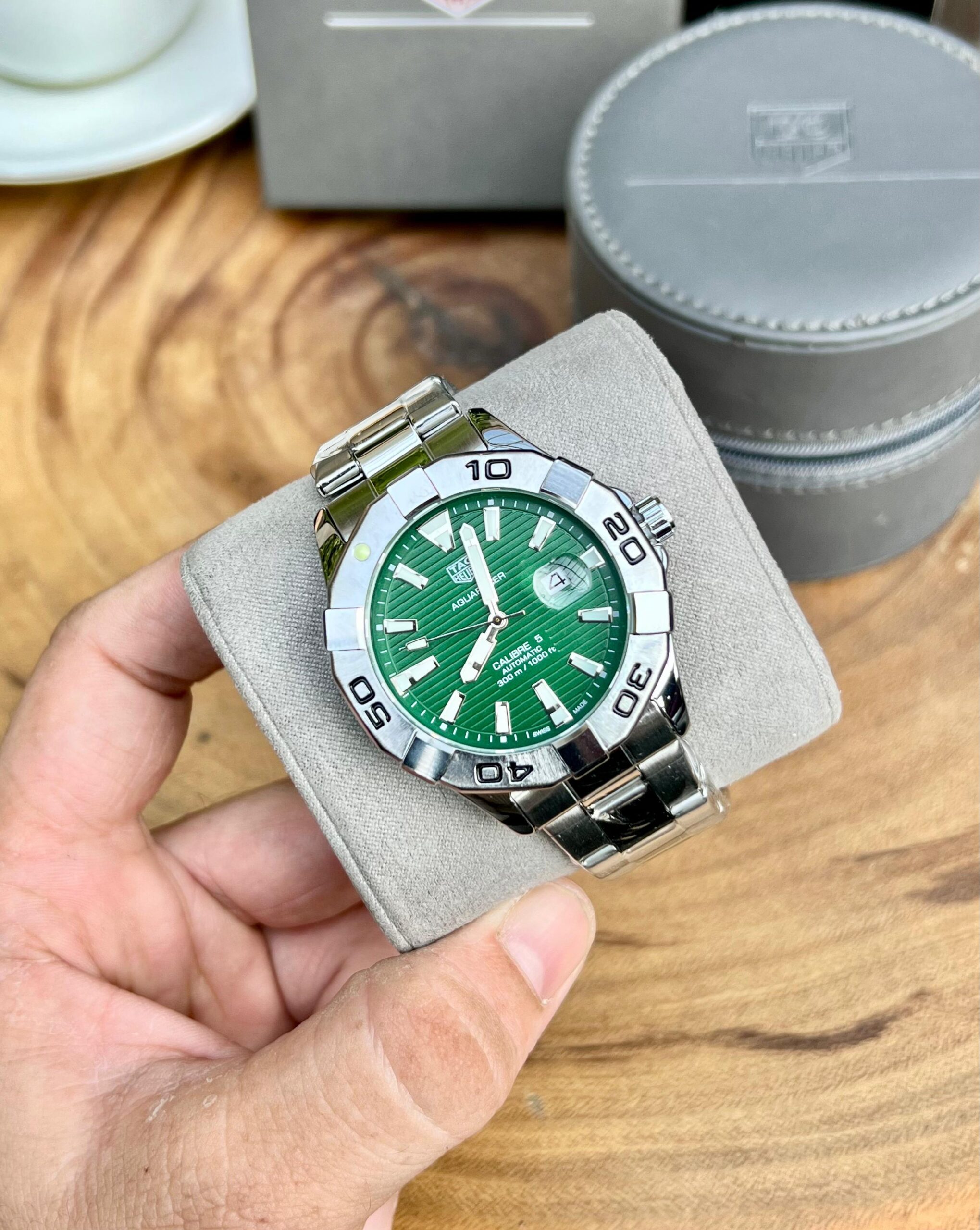 Tag Heue_r Aquaracer Silver-Green