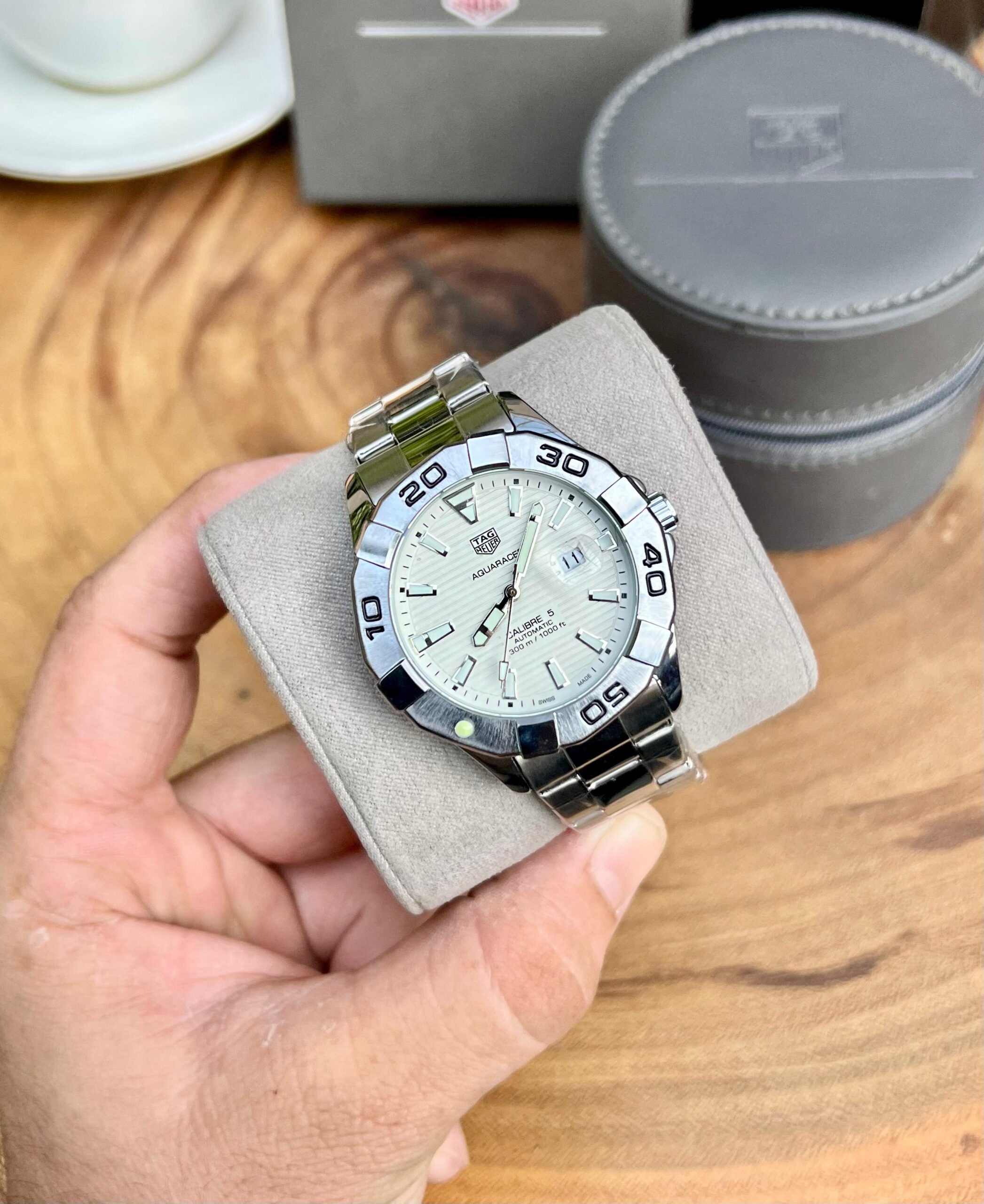 Tag Heue_r Aquaracer Silver-White