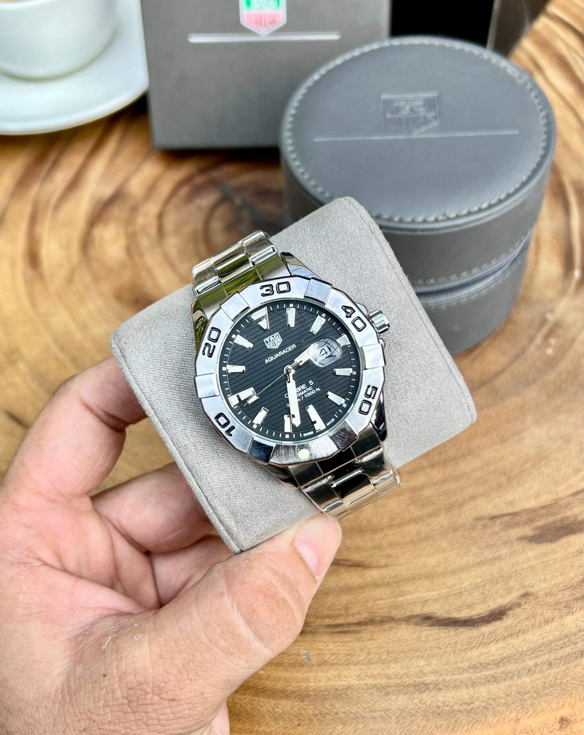 Tag Heue_r Aquaracer Silver-Black