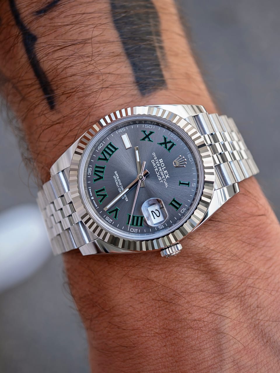 Role_x Oyster perpetual Date Just Automatic