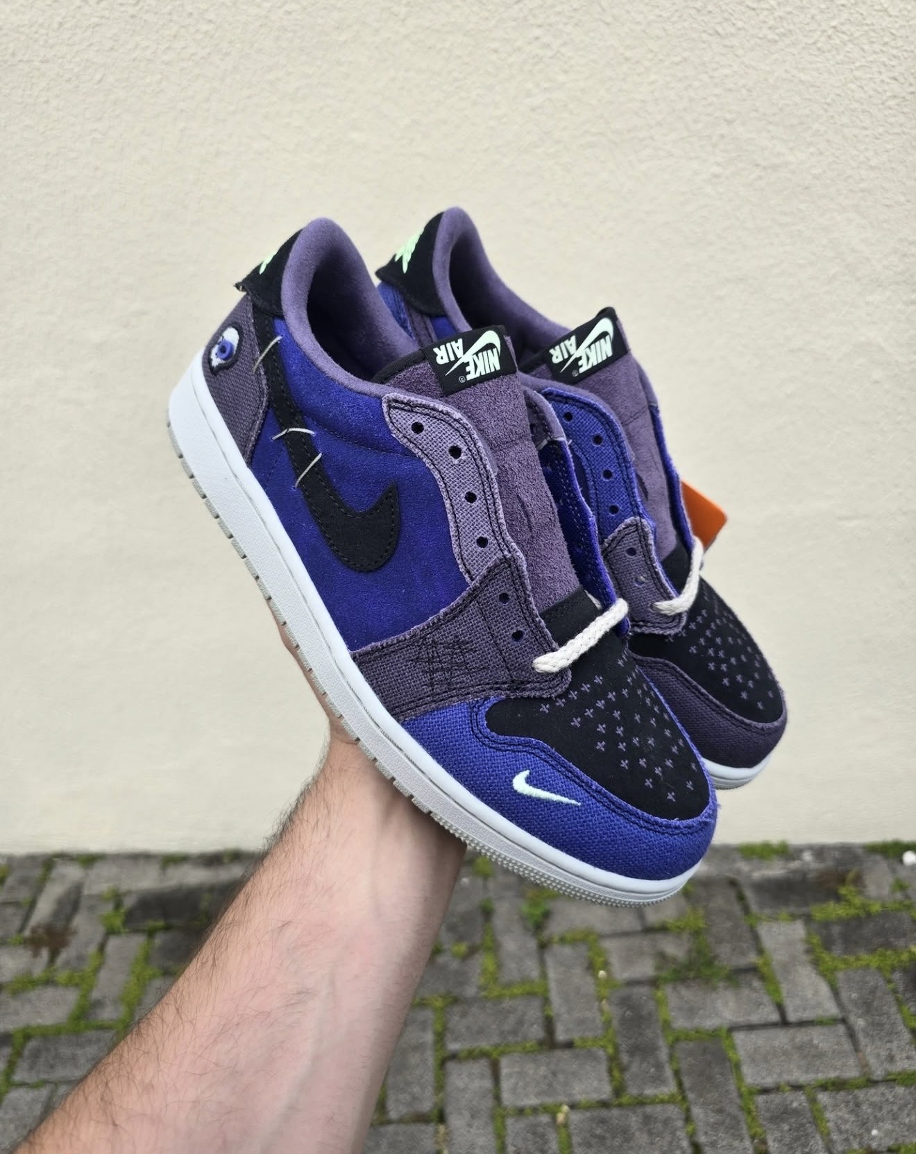 Air jordan 1 low retro x zion williamson voodoo alternate