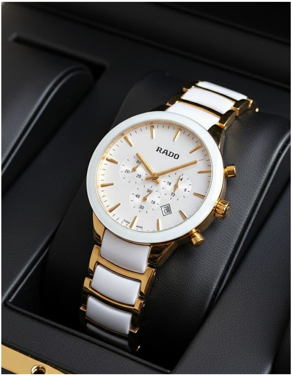 Rad_o Centrix chronograph White-Gold